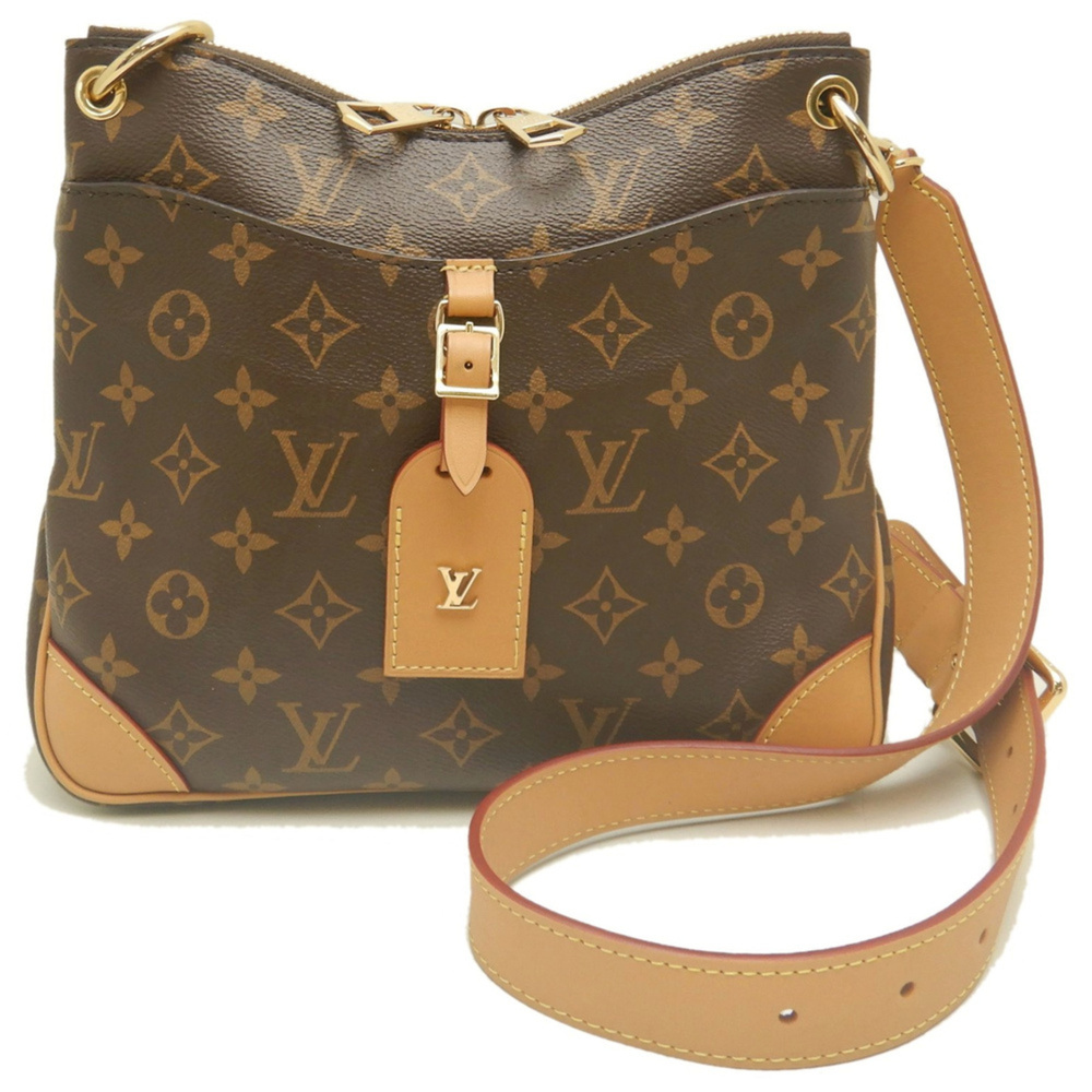 LOUIS VUITTON Louis Vuitton Monogram Odeon NM PM M45354 Shoulder Bag Brown Wo...